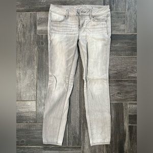 American Eagle light grey size 10 jeggings